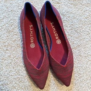 Rothy’s Crimson Heather Points